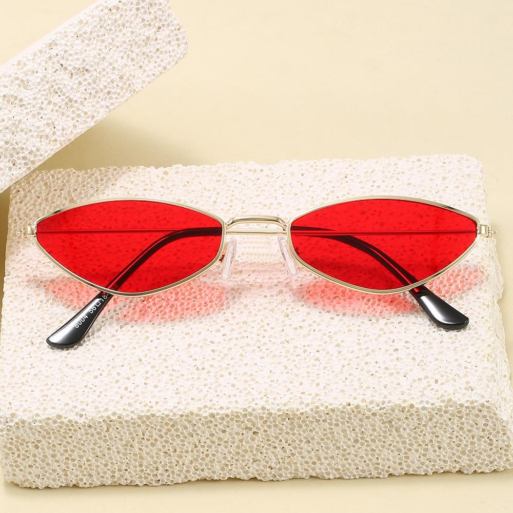 Cat Eye Sunglasses Women Vintage Korean Fashion Sunglasses for Men Female Model Show Performance Sun Glasses