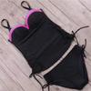 Summer Two Pieces Swimsuits Woman Push Up Swimwear Female Tankini Sets Beachwear Brazilian Bathing Suit Sports Women Bathers