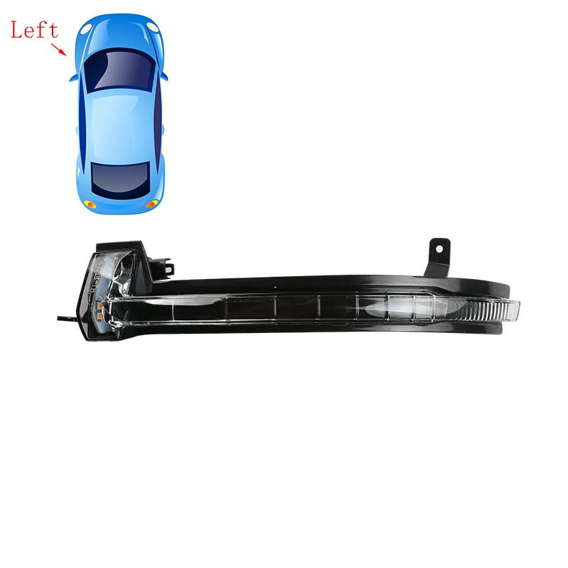 Car Rear Heated Mirror Glass Cover Frame Turn Signal Light Bottom for VW Touareg 2011 2012 2013 2014 2015 2016 2017 2018