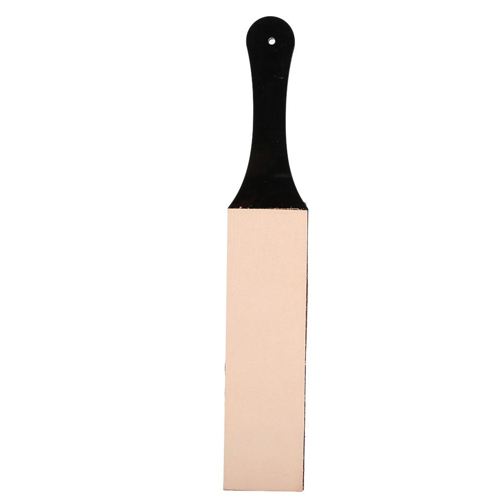 Double-Sided Leather Sharpening Strop Knife Blade Sharpener Home Sharpening Tool(Large Size )