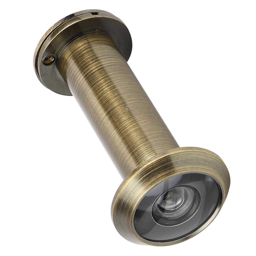 Anti Theft 220 Degree Viewing Angle Safety Door Viewer with Back Cover for Home Use(Bronze Color )