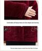 Warm Fleece-Lined Winter Jacket with Hood for Middle-aged and Elderly Women