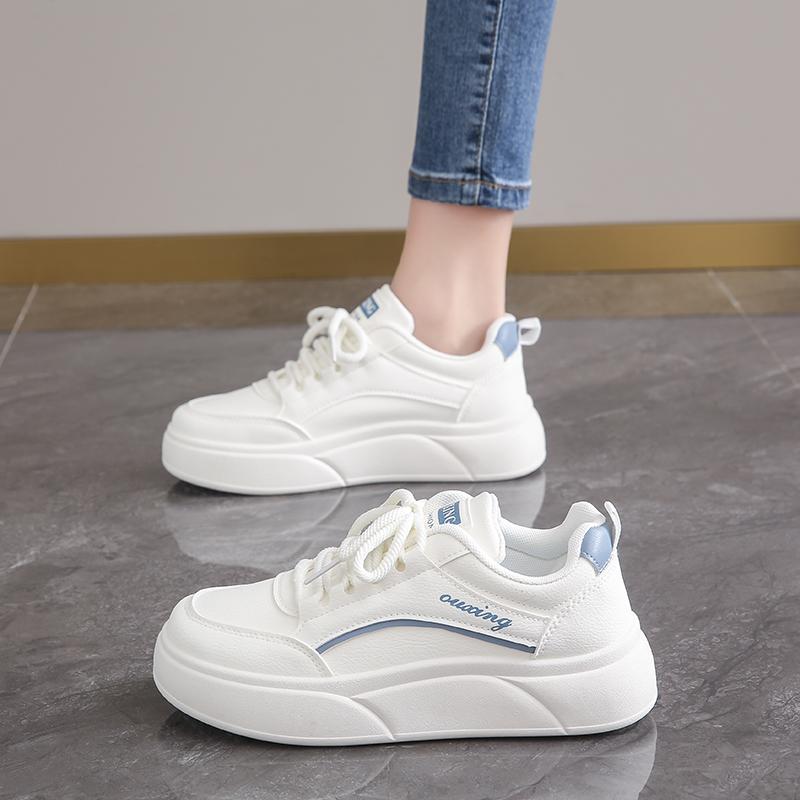 Fashion White Shoes for Womens Sneakers Shoes Casual Flats Sneakers Female Fashion Comfort Vulcanized Platform Shoes Zapatos De Mujer