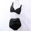 Sexy Plus-Size Polka-Dot Bikini-Badeanzug XL Push-Up Plus-Size