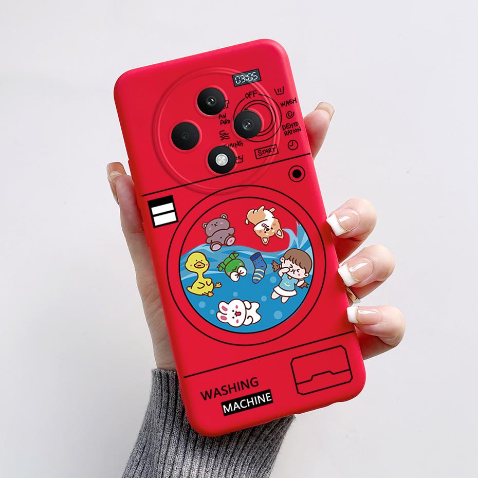 For OPPO Reno 12 FS 5G Case Bear Frog Silicone Soft Phone Cover for Oppo Reno 12 F Cases Reno12 FS Reno12FS 12 F 12F 12FS 4G 5G
