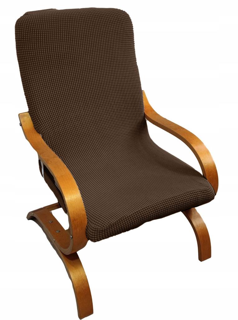 Finka Armchair Cover, Finnish Brown Jacquard