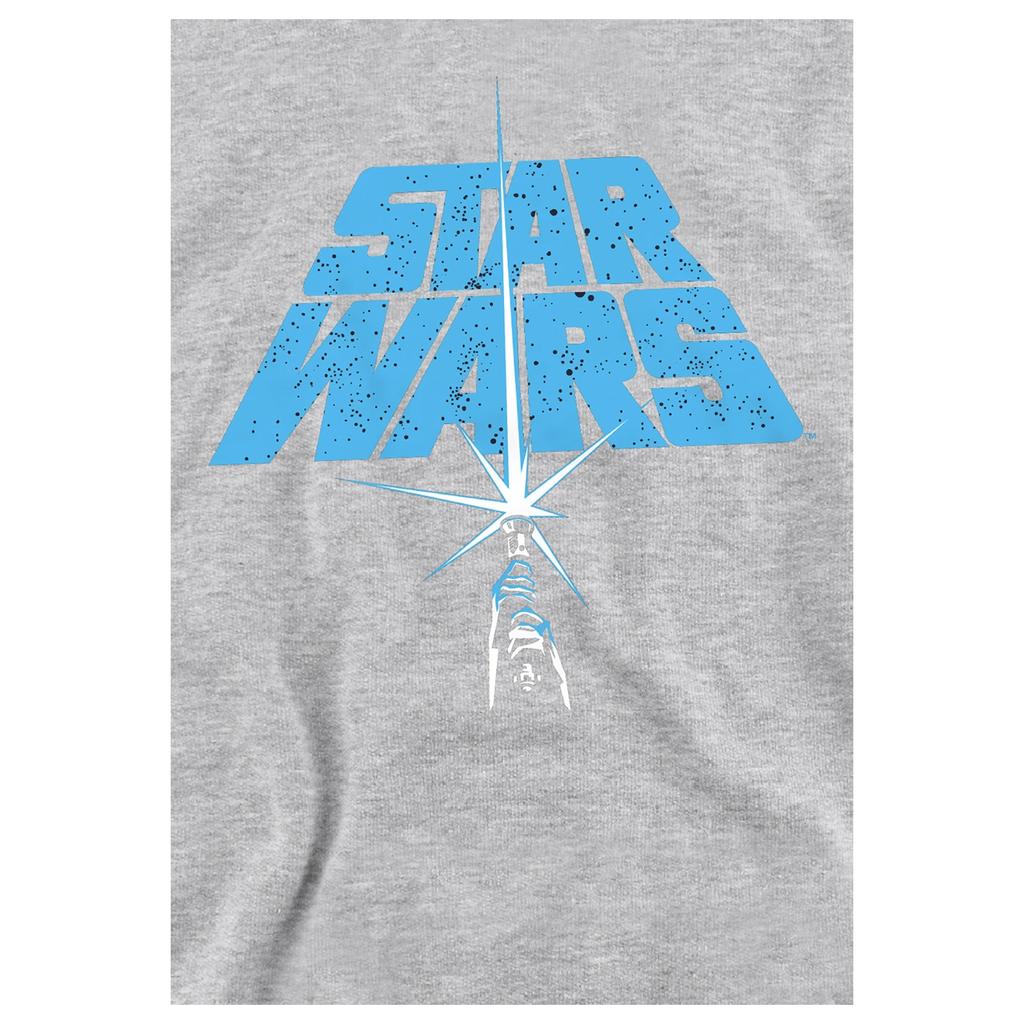 Star Wars Childrens/Kids Lightsaber Heather Logo Hoodie