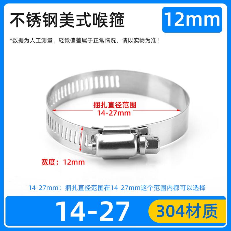 Jiemengzhe 304 Stainless Steel American Hose Clamp