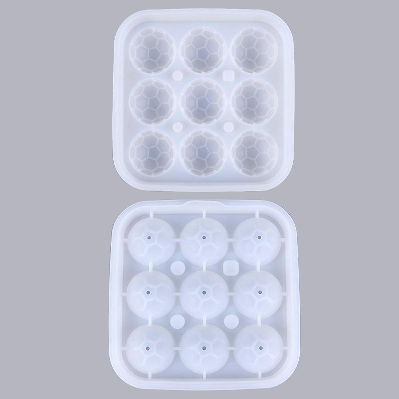 Ice Cube Shape Football Ice Cube Mold Silicone Football Silicone Ice Cube Mold Bar Whiskey Accessories Silicone Molds Gifts