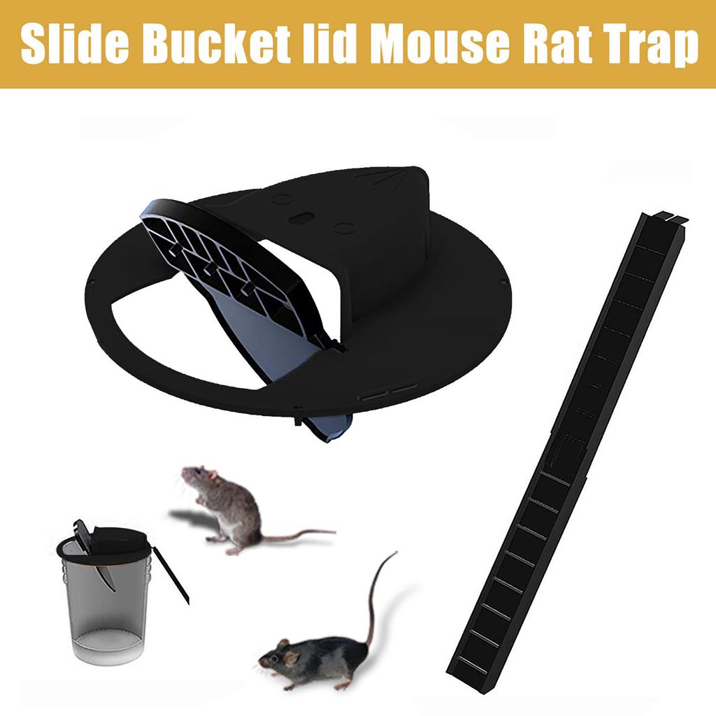 Bucket Lid Mouse Trap Humane Or Lethal Trap Door Style