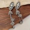 2pcs etro Ethnic Style Alloy Tassel Hair Clip Elegant Imitation Pearl Bang Side Clip Matching Accessorie Daily Party Photography