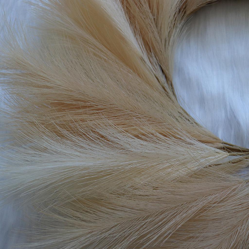 Artificial Pampas Grass Wreath Simulated Reed Wreath Faux Pampas Grass Wreath Decor for Home Living