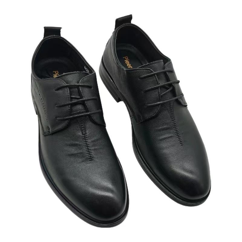 Leather Men'S Leather Shoes Dress Shoes Lace-Up Men'S Shoes Four Seasons Men'S Shoes Casual Leather Shoes 828200
