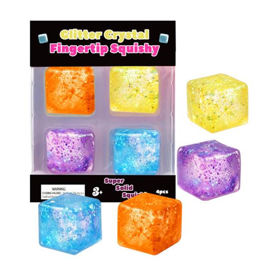 Durable Sensory Ball TPR Stress Relief Toy Set, Slow-Rising Jellyfish, Ice Cream, Bunny Slow Rebound Rising Squeeze Toys, Odorless Fidget for Parties E