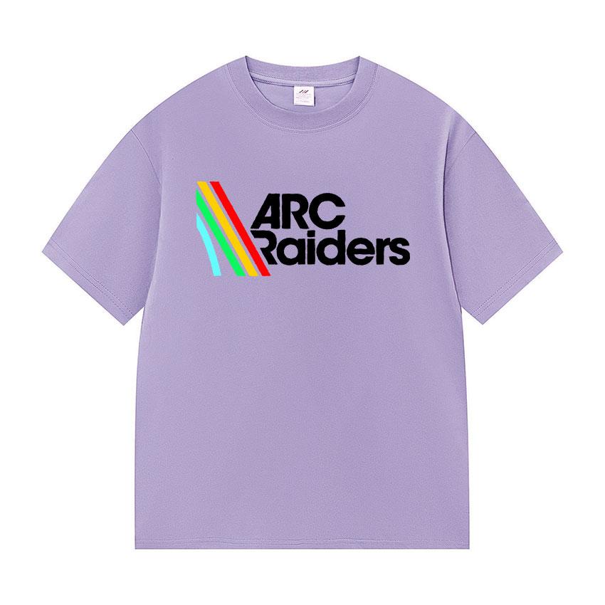 Spiel Arc Raiders Buchstabendruck T-Shirt Unisex Damen Freizeit Hochwertige Mode T-Shirts Tops 100% Baumwolle Kurzarm T-Shirt