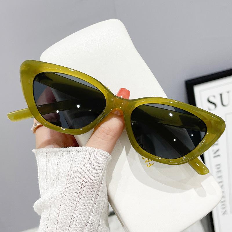 

Fashion Vintage Cat Eye Sunglasses Women For Female Sun Glasses Oval Shades Luxury Brand Designer Elegant Lady Eyeglasses UV400