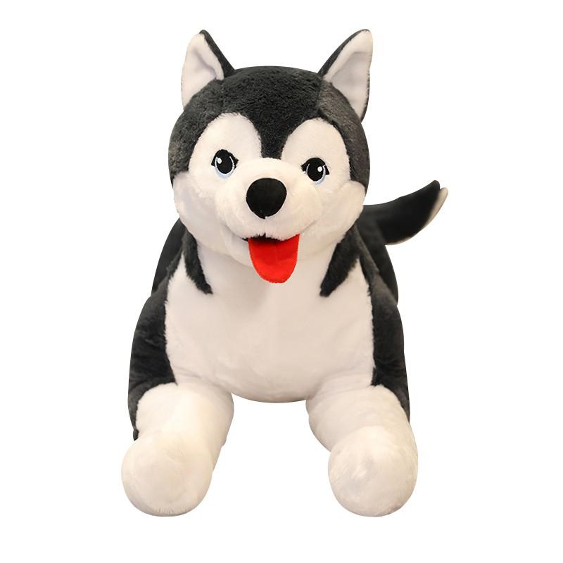 65cm Kawaii Husky Weiche Plüsch Hunde Puppen Stofftier Kinder Spielzeug Simulation Husky Weihnachtsgeschenke Geburtstag Brinquedos 65cm
