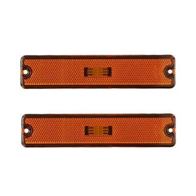 2Pcs Front Bumper Side Marker Light For Jeep Wrangler YJ 1987-1995