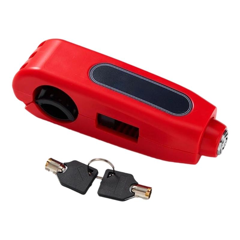 Motorcycle Handlebar Lock Cycling Helmet Lock Brake Lock Anti-Theft Grip Lock Bicycles Security Lock