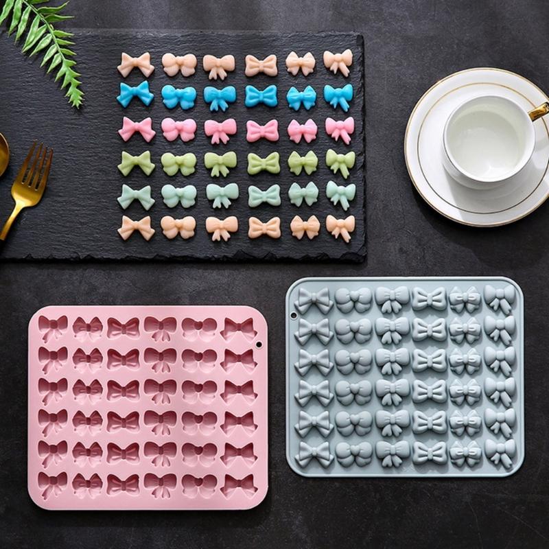 Elegant Bowknot Silicone Molds for Individualized Dessert and Crafts High Quality Materials for Stable Use