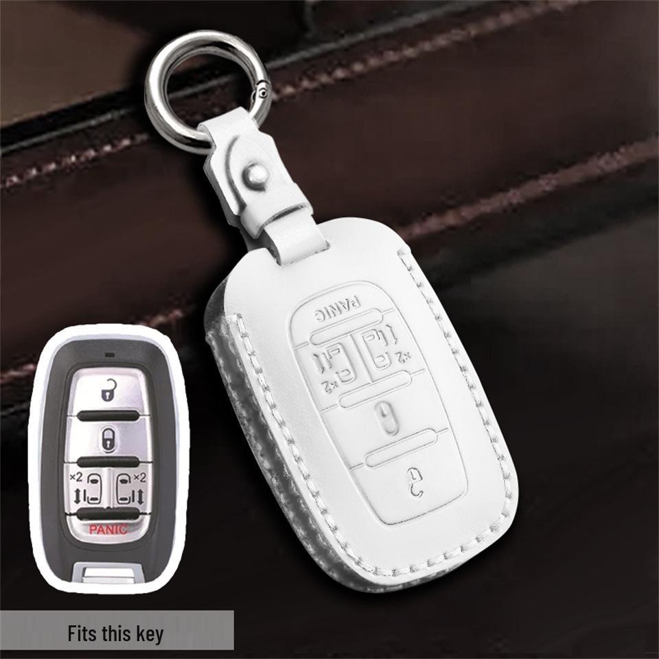 Leather Car Key Cover for Chrysler Grand Voyager