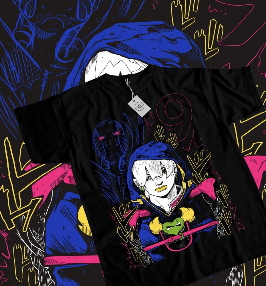 

Jodio Joestar T-shirt JoJo s Bizarre Adventure Giorno Giovanna Anime Manga 4XL