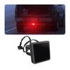 LED Red Lens Brake Light Trailer Hitch Cover, Universal Fit 2" Receiver, Super Bright