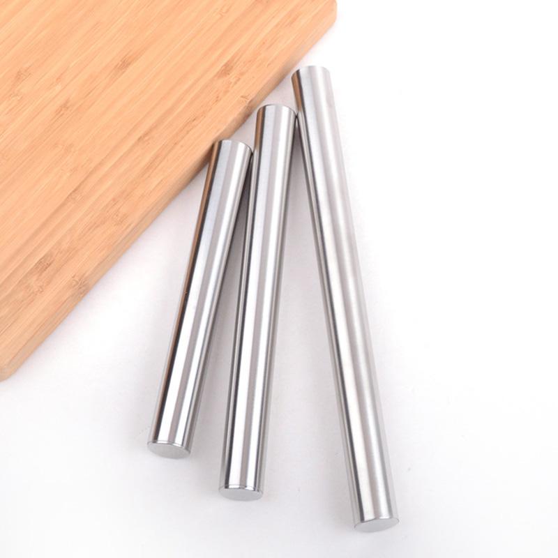 Paslanmaz Çelik Merdane Hamur Açma Aleti Yapışmaz Pişirme Aleti Yemek Pişirme Pizza Kurabiye Cannoli Tüpleri Mutfak Gereçleri