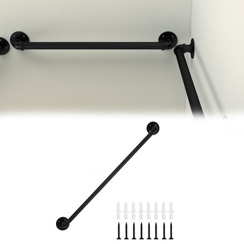 

Лестничные перила из кованого железа в простом стиле