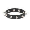Unique Pointed Bracelet One-row Spike Rivet Punk Gothic Rock Unisex PU Leather Bracelets Bangles Fashion Jewelry Cuff Wristband