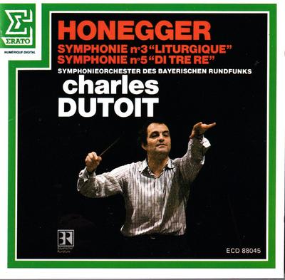 CD UNKNOWN ARTIST - Honegger: Symphonies 3 & 5; Charles ECD88045 Erato 1985 Japan Dance & Electronica Used