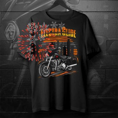 Electra Glide Standard FLHT 2019-2022 Motorcycle T-Shirt 100% Cotton O-Neck Short Sleeve Summer