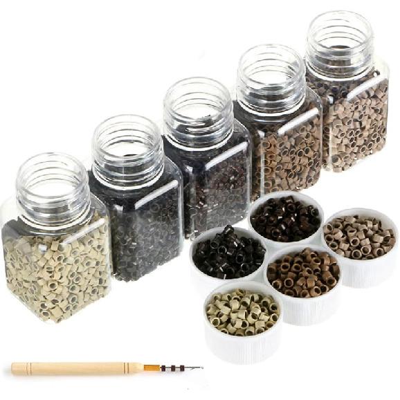 

Микролинк Бусины Винт Микро Кольцо 4,5 мм Бусины с подкладкой Для Предварительно Наращенных Кончиков Перьев Наращивания Волос Уток 5000 Шт Screw Ring 4527#