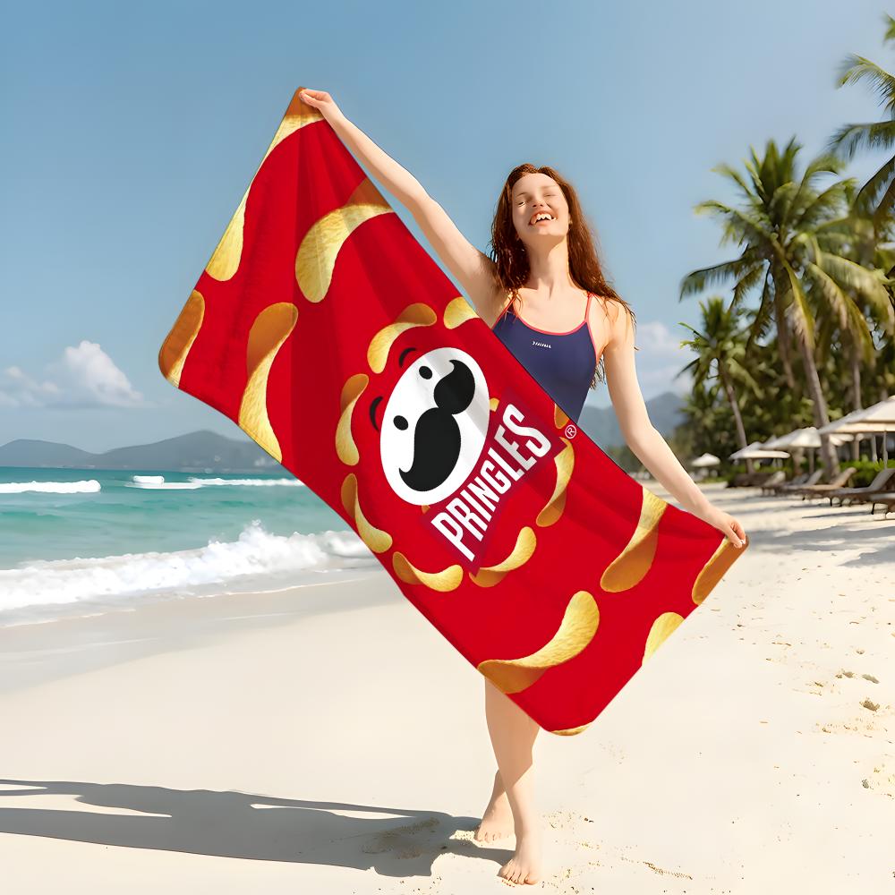 Essen P-Pringles Handtuch Stranddecke Handtuch Für Reise Fitnessstudio Dusche Luxus Leichtgewicht Camping Pool heiß