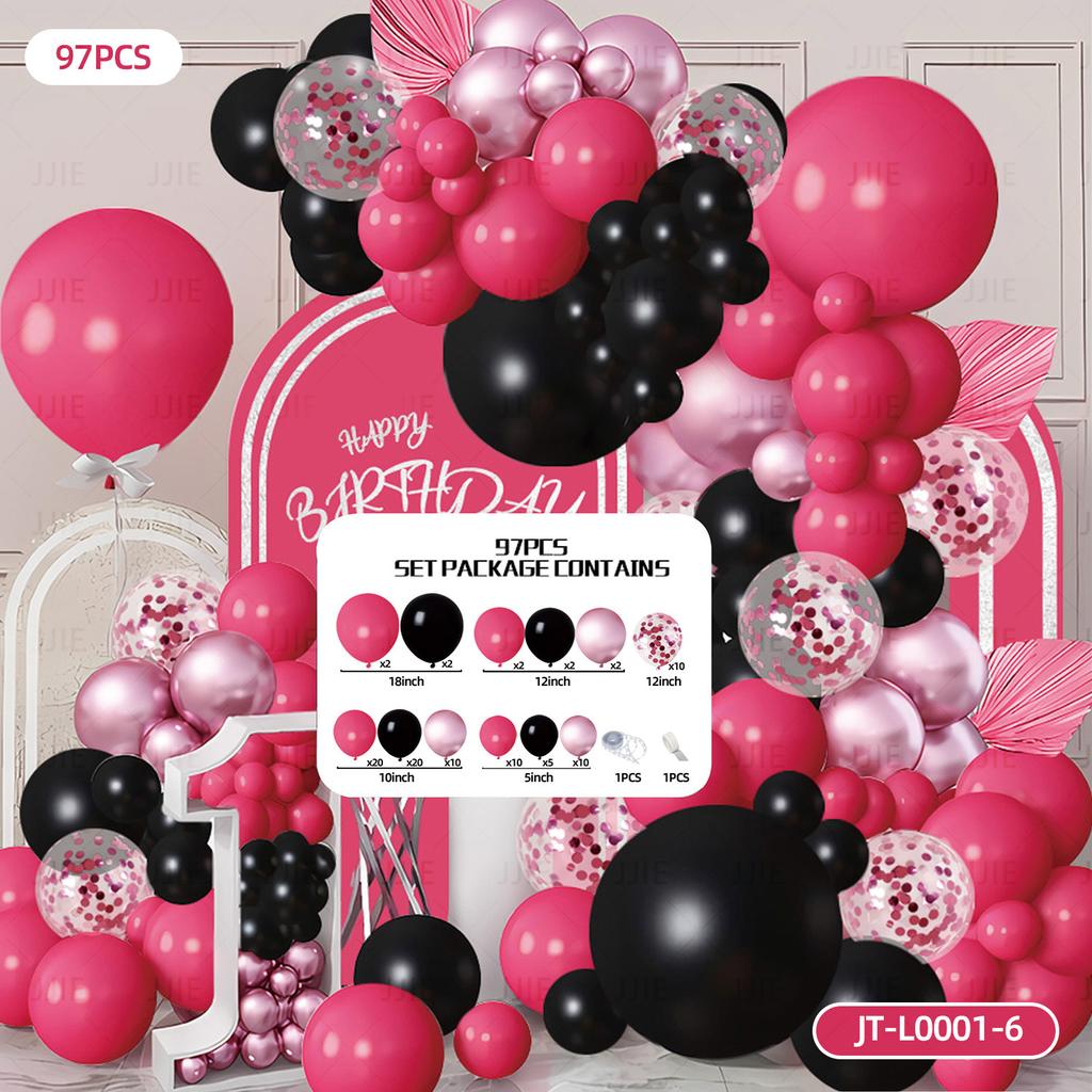 Balloon Chain Arch Set Scene Arrangement Premium Atmosphere Opening Birthday Party Decorations Anniversary Package