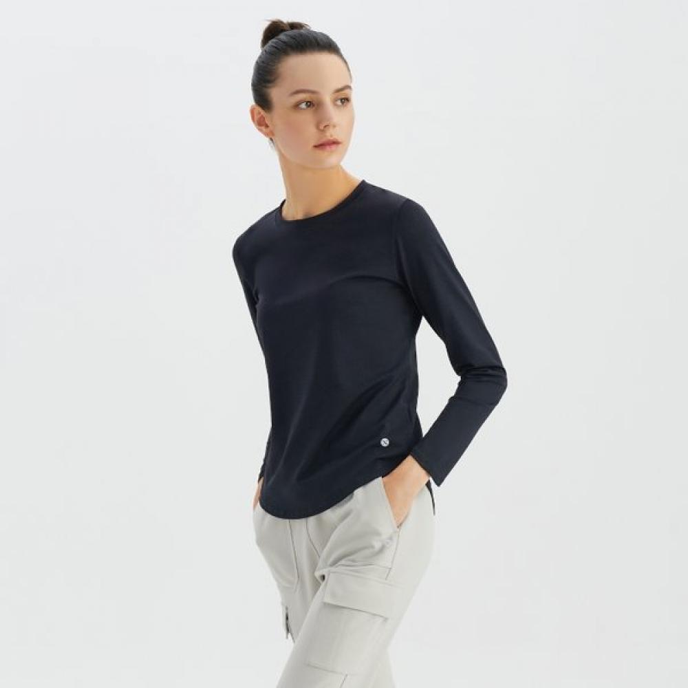 Huit Round Line Long Sleeve Tee Htwtl3k03t