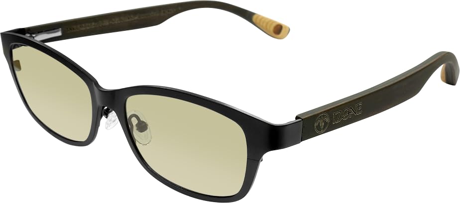 

iZONE Высокоэффективные поляризационные солнцезащитные очки ДЕРЕВО Деревянные IDRIVE Takumi Вождение Рыбалка Гольф [iZONE] Мужские P609-CG1 (Черное золото)