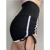 Fashion Sexy Raised Buttocks Drawstring Hot Pants Sports Shorts Female Fitness Gym Yoga Shorts Women