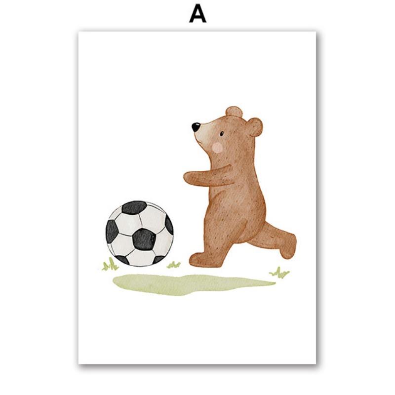 

Бохо Медведь Радуга Мойка Детская Скандинавские Постеры Настенное Искусство Принт Холст Живопись Детская Комната Спальня Домашний Декор Картинки 21cm×30cm NoFrame