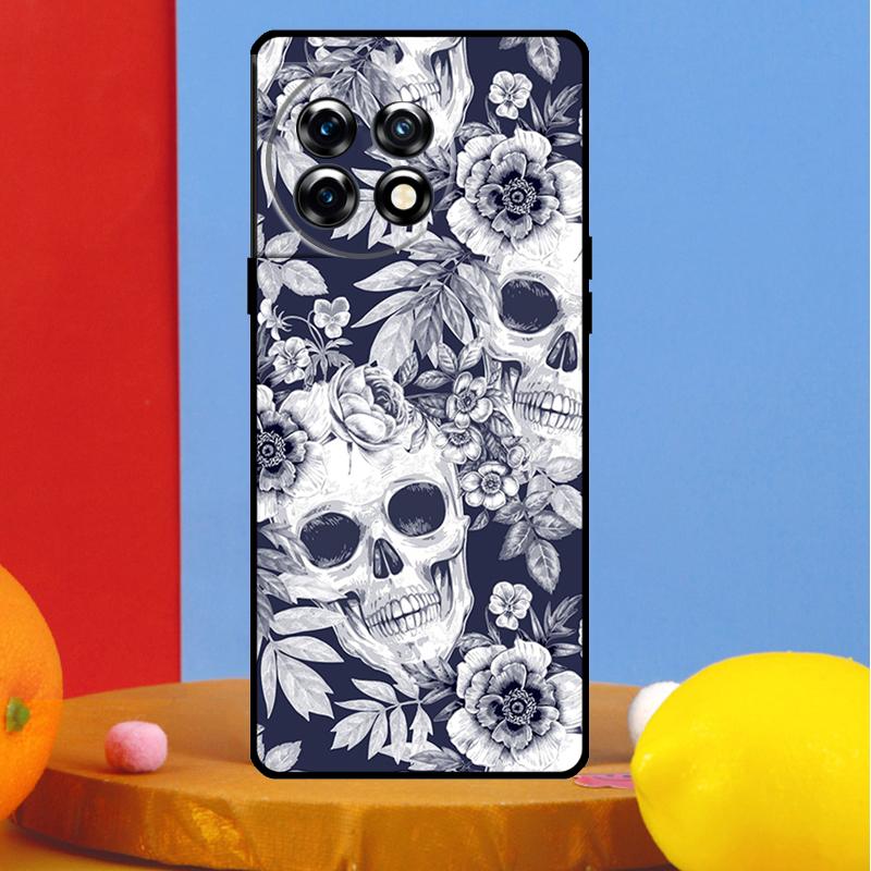 Skeleton Skull Art Cover For OnePlus Nord 3 2 CE 4 Lite N30 N20 N10 OnePlus 8T 10T 13 13R 12 12R 11 10 Pro Case