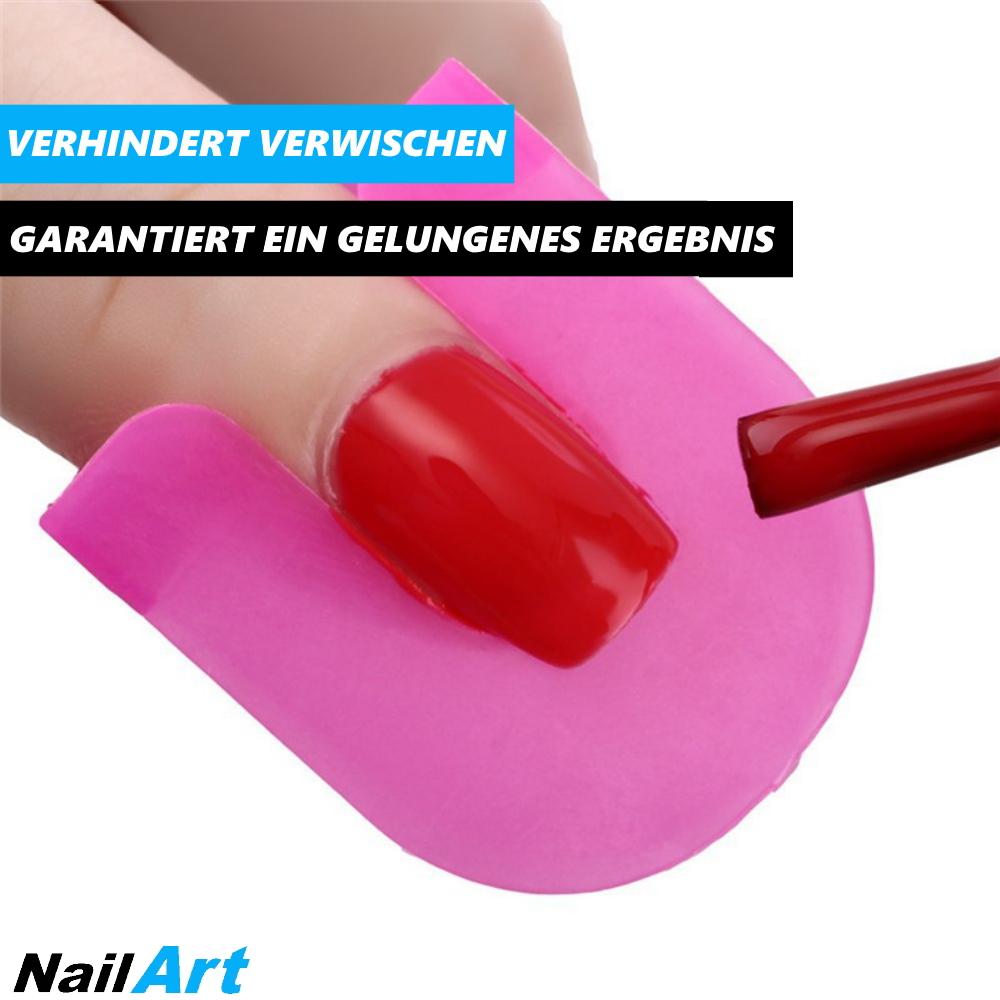 NailArt Nagellack Schablone Lackierhilfe Muster Nagelstempel wiederverwendbar