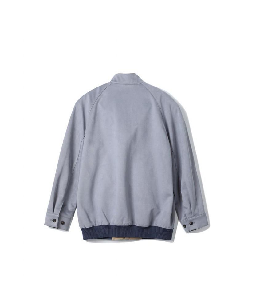 Notig Faux Suede Blouson Blue_Okg3Jpjf102B1