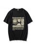 Radioheads Vintage Print T Shirt Mens Oversized 100% Cotton Unisex T-Shirts Hip Hop Rock Band Music Album Tees Harajuku Male Tops