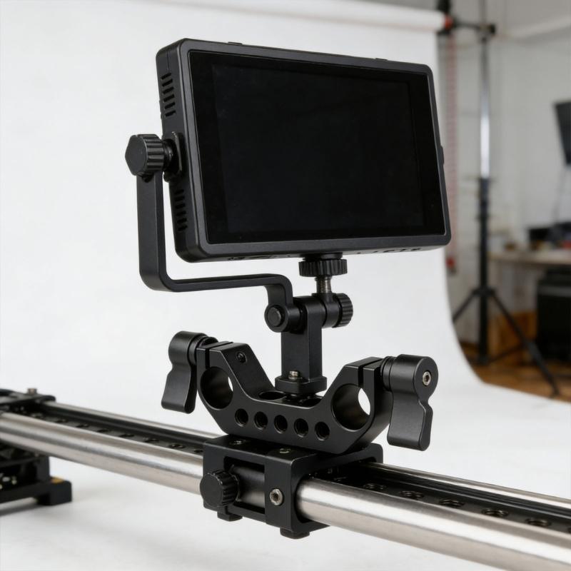 Aluminum 15mm Rod Clamp Adapter Perpendicular Rail Block For DSLR Camera Cage Shoulder Mount Home Renovation Project