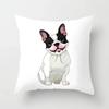 French Bulldog Cushion Cover Sofa Dogs Pillow Cover for Home Decoration Sofa Chair Cars Decorative Pillows Pillowcase X