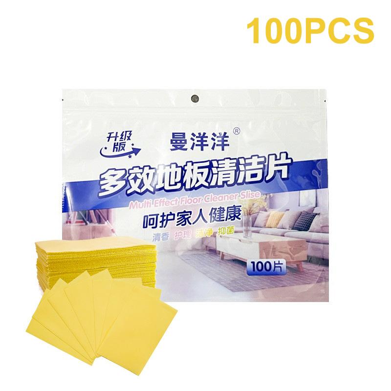 30/100Pcs Floor Cleaner Tablets Water-Soluble Sterilizing Fragrant Bathroom Kitchen Deodorant Dirt Toilet Cleaning Sheet