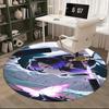 Anime Character Round Chair Mat - Decorative Rug for Home Office Living Room Bedroom Gift0425b