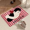 Household Cartoon Floor Mat Small Dog Cute Carpet Bathroom Non-slip Absorbent Foot Mat Toilet Thickened Cushion