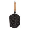 Takoyaki Pan, 14 Hole Cast Iron Grill Pan with Excellent Heat Conductivity, for Kitchen Japanese Food Cooking