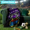Custom Name Blanket Sacramento Basketball Logo Blanket Bedding Blanket for Travel, Camping, Living Rooms, Offices, Sofas, Fan Christmas gift